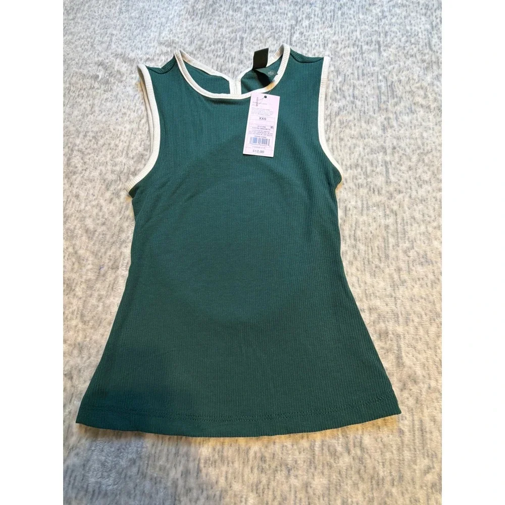 Wild Fable Womens XXS Ribbed Knit Tank and tee bundle 5‎ piece lot - Picture 8 of 11